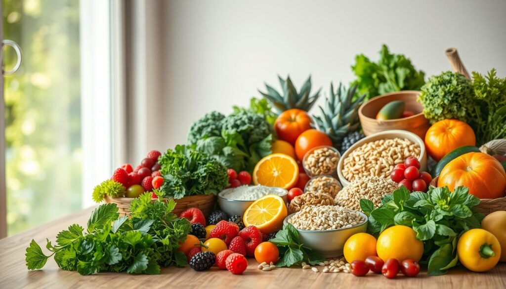 Alimentação saudável para cabelos