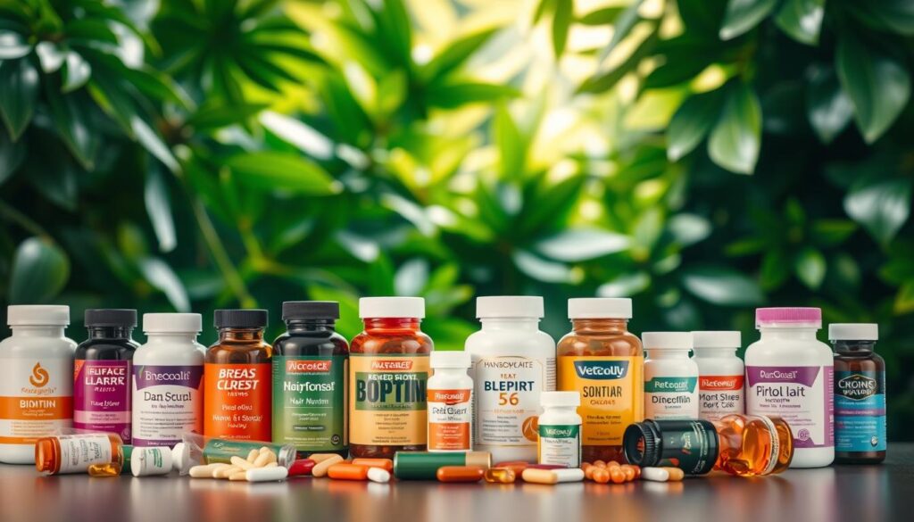 suplementos para queda de cabelos