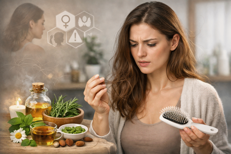 “tratamento natural para queda de cabelo”