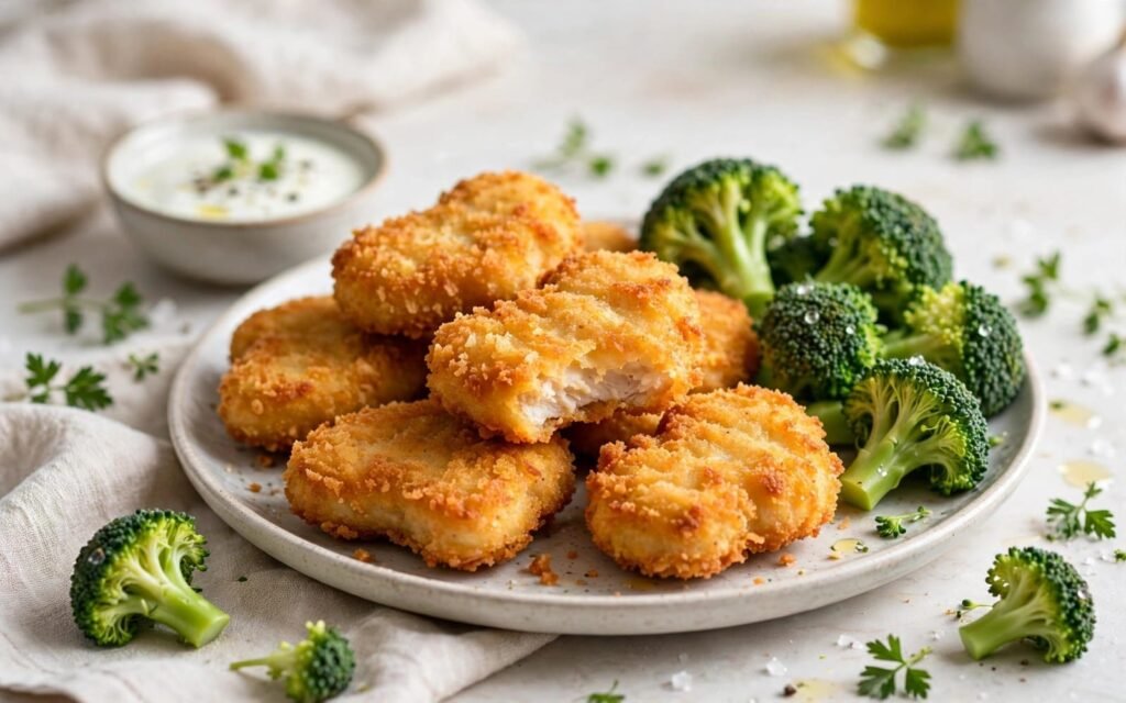 Nugget Saudável de Frango e Couve-Flor