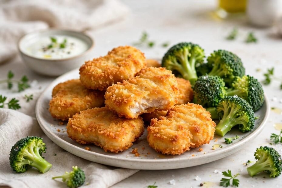 Nugget Saudável de Frango e Couve-Flor