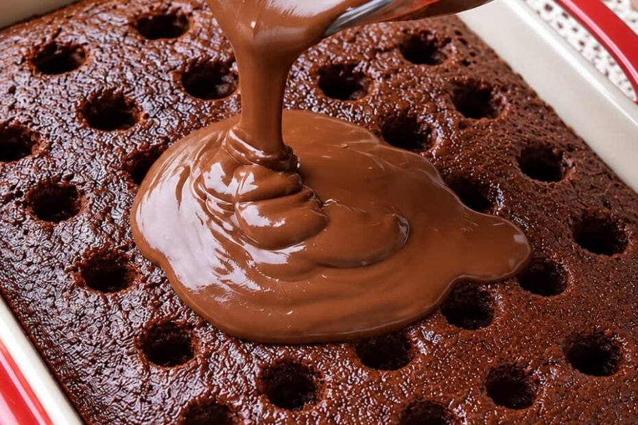 Bolo Molhadinho de Brigadeiro CremosoBolo Molhadinho de Brigadeiro Cremoso