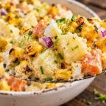 Salada de Maionese com Milho Grelhado e Limão