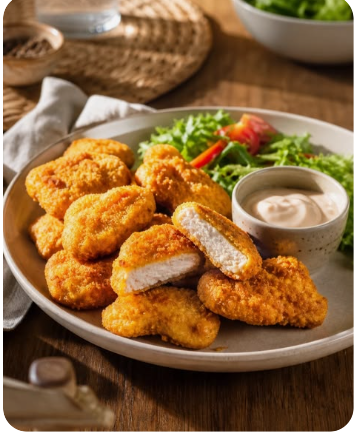Nugget Saudável de Frango e Couve-Flor